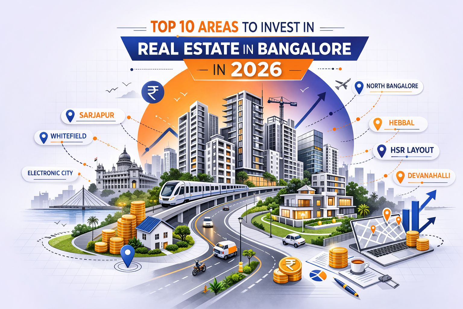 Top 10 Areas to Invest in Real Estate in Bangalore (2026 Edition) post image